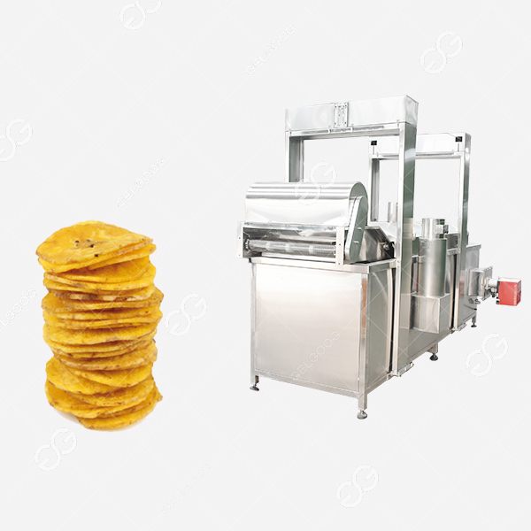 stainless steel banana chips frying machine