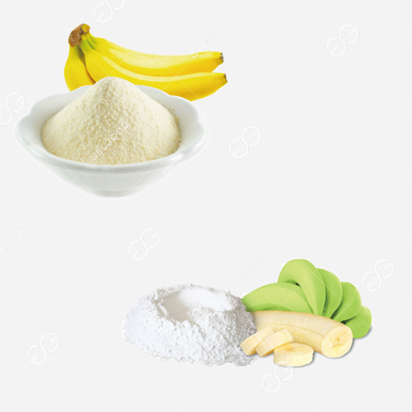 plantain flour display