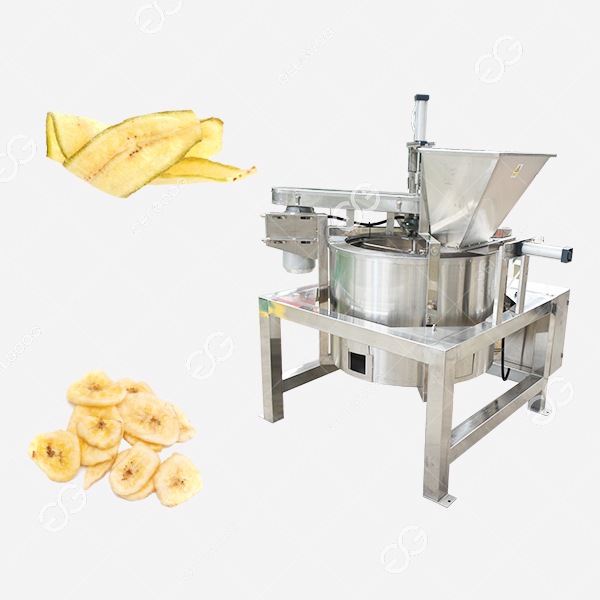 Stainless steel banana chips degreasing machine
