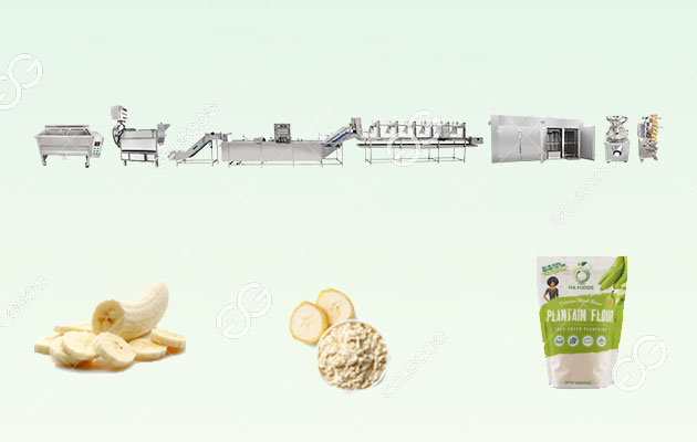 banana powder production line