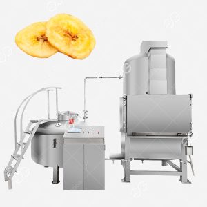 banana chips vacuum frying machine