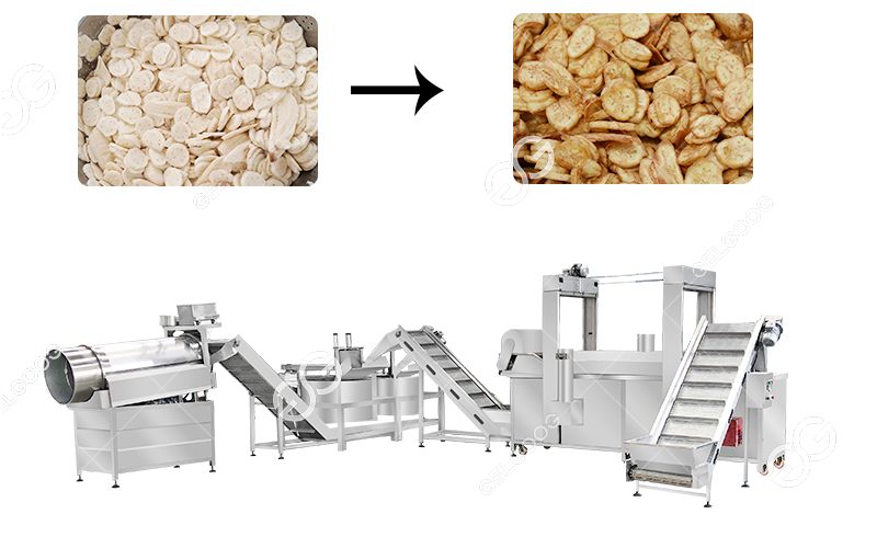 commercial banana chips processing equipment