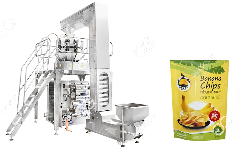 automatic banana chips packing machine