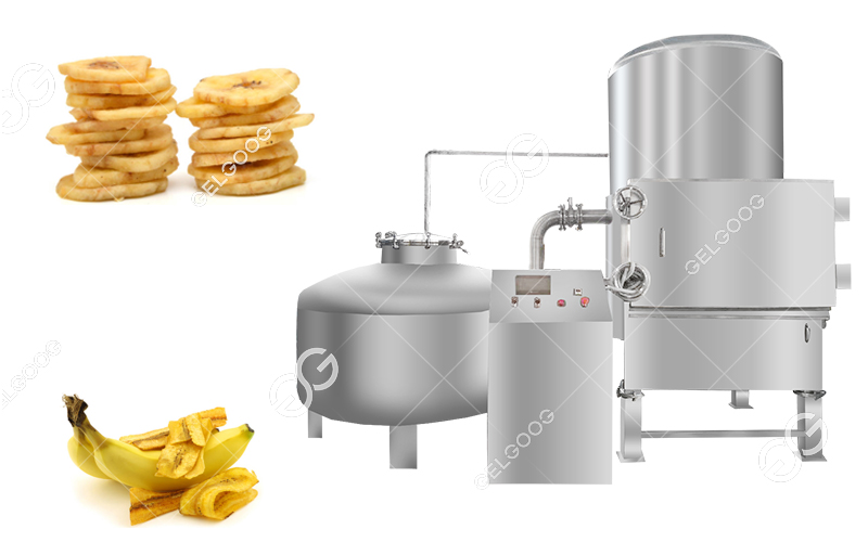 banana chip vacuum frying machine