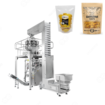 Banana chips packaging machine