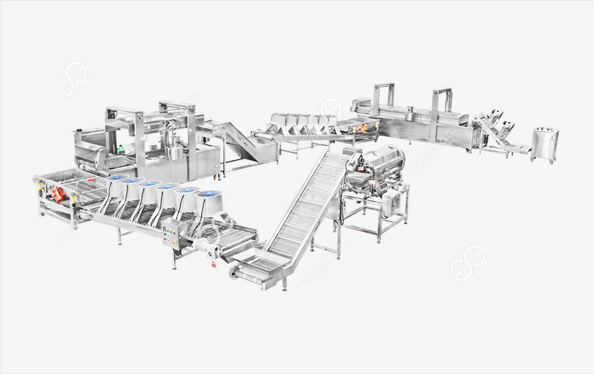 Complete Banana Chips Production Line with Good Design