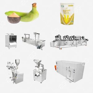 complete plantain flour processing machine