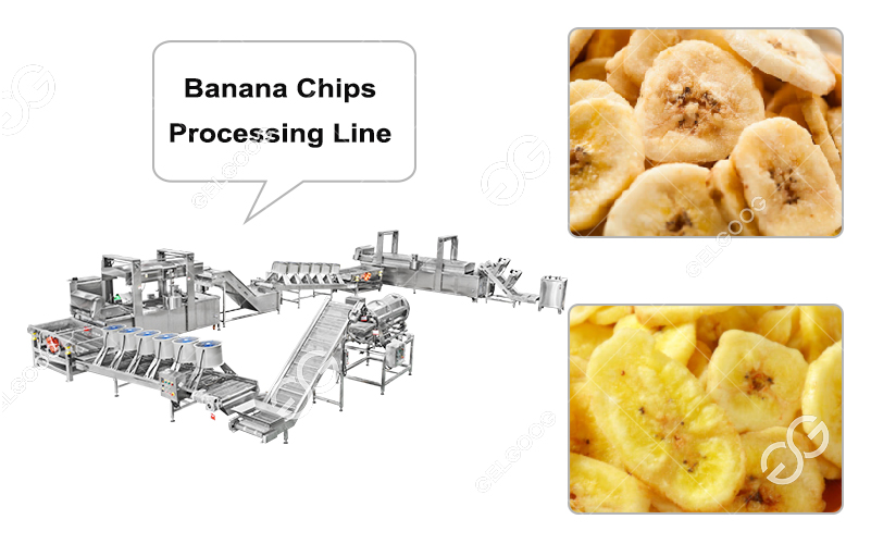 Complete Banana Chips Production Line with Good Design