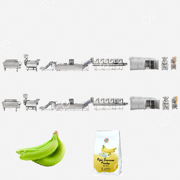 commercial banana powder manufacturing plant