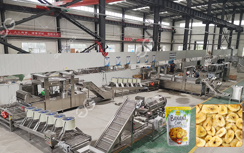 banana chips processing line