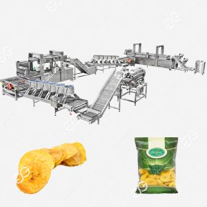 automatic banana chips processing line