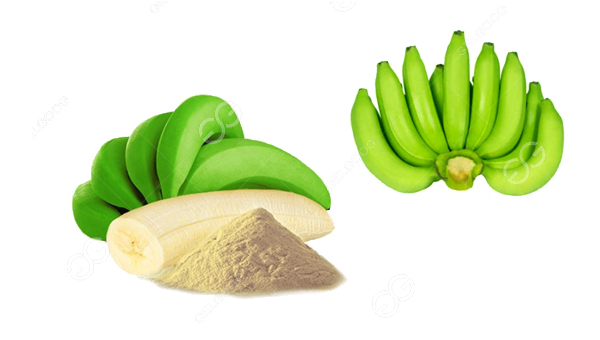 green banana flour production process
