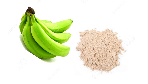 how is green banana flour made
