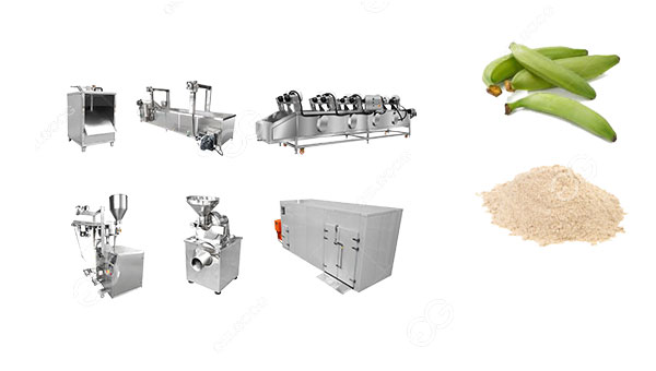 plantain flour production line