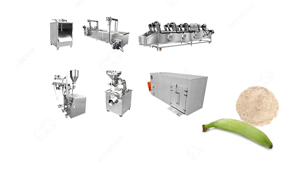 plantain flour processing line