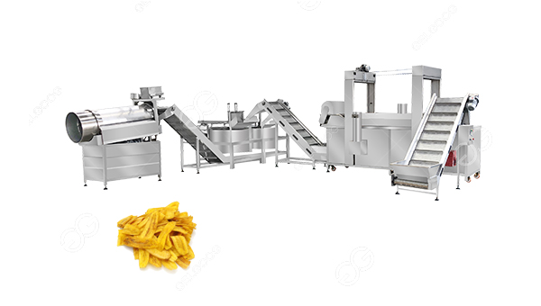 how do factories make banana chips