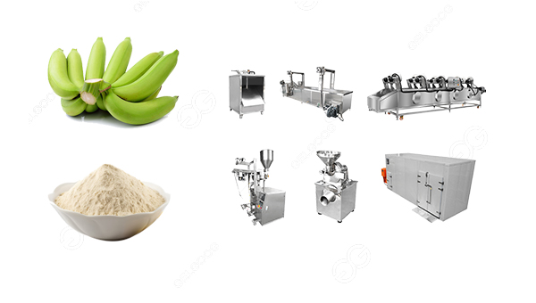 how is banana flour manufactured