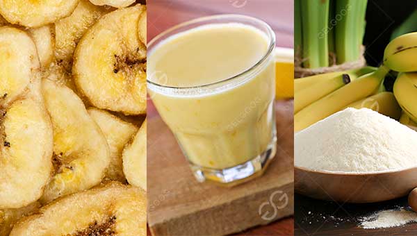 banana processing products